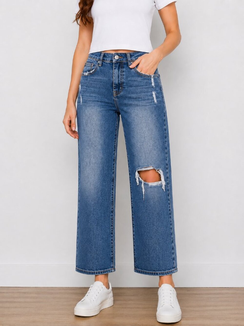 Jessica Simpson Blue Distressed Women’s Jeans Size 27